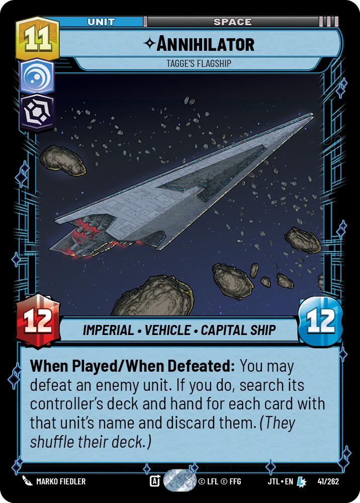Annihilator - Tagge's Flagship (041/262) (041/262) [Jump to Lightspeed] | Galactic Gamez