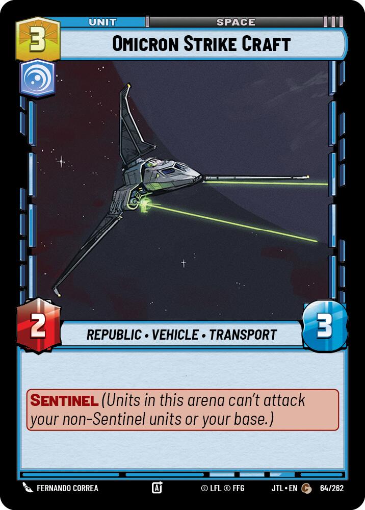 Omicron Strike Craft (064/262) (064/262) [Jump to Lightspeed] | Galactic Gamez