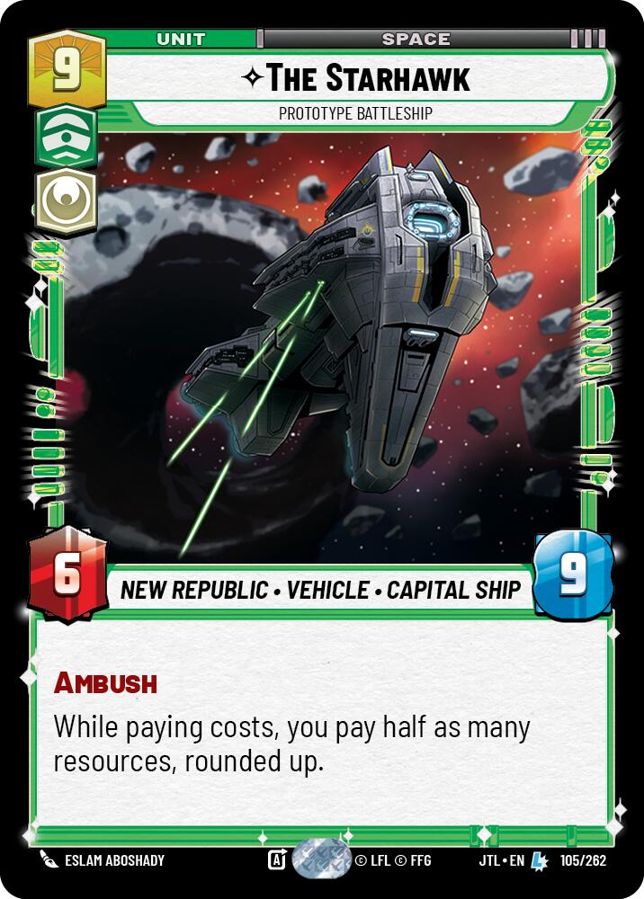 The Starhawk - Prototype Battleship (105/262) (105/262) [Jump to Lightspeed] | Galactic Gamez