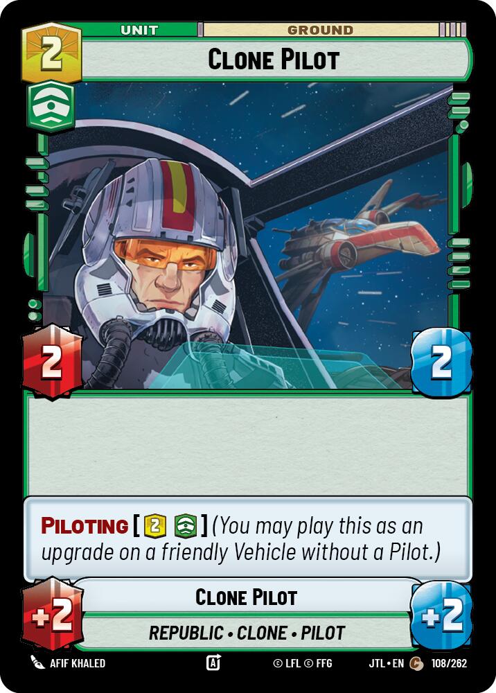 Clone Pilot (108/262) (108/262) [Jump to Lightspeed] | Galactic Gamez