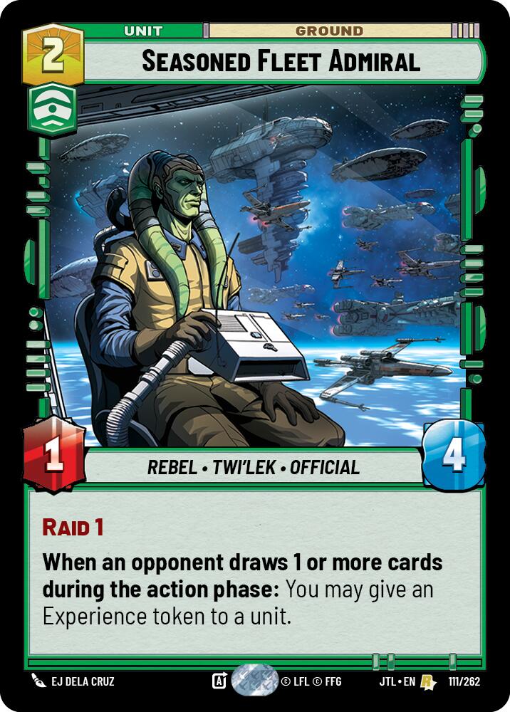 Seasoned Fleet Admiral (111/262) (111/262) [Jump to Lightspeed] | Galactic Gamez