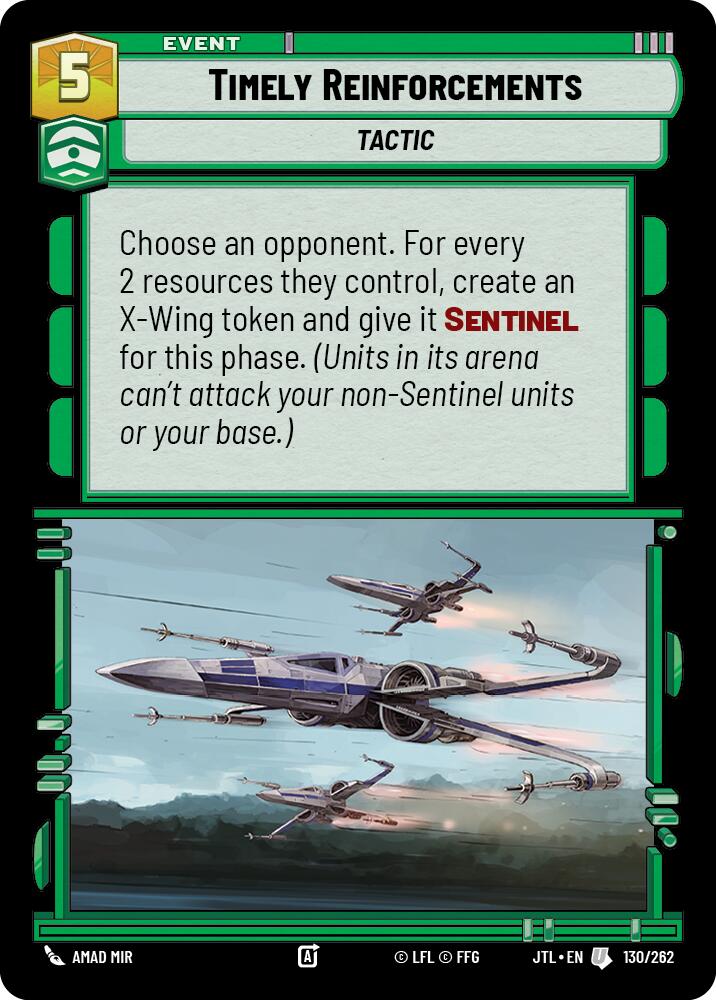 Timely Reinforcements (130/262) (130/262) [Jump to Lightspeed] | Galactic Gamez