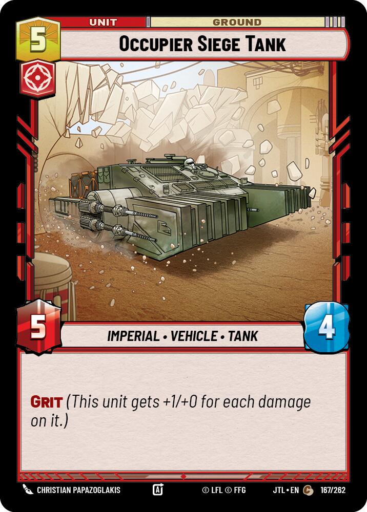 Occupier Siege Tank (167/262) (167/262) [Jump to Lightspeed] | Galactic Gamez