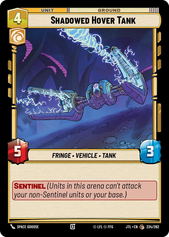 Shadowed Hover Tank (224/262) (224/262) [Jump to Lightspeed] | Galactic Gamez