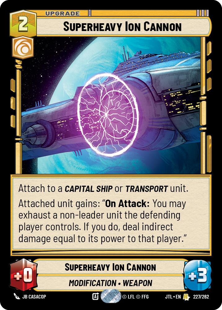 Superheavy Ion Cannon (227/262) (227/262) [Jump to Lightspeed] | Galactic Gamez