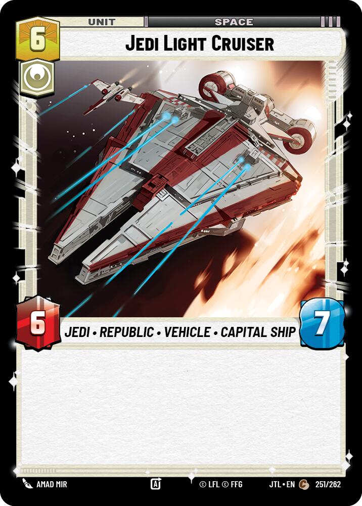 Jedi Light Cruiser (251/262) (251/262) [Jump to Lightspeed] | Galactic Gamez