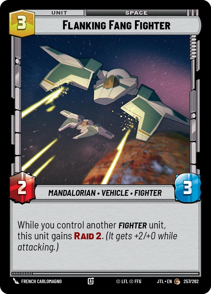 Flanking Fang Fighter (257/262) (257/262) [Jump to Lightspeed] | Galactic Gamez