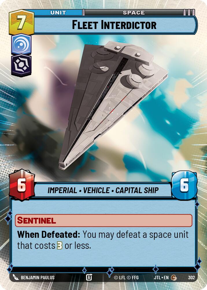 Fleet Interdictor (302) (Hyperspace) (302) [Jump to Lightspeed] | Galactic Gamez