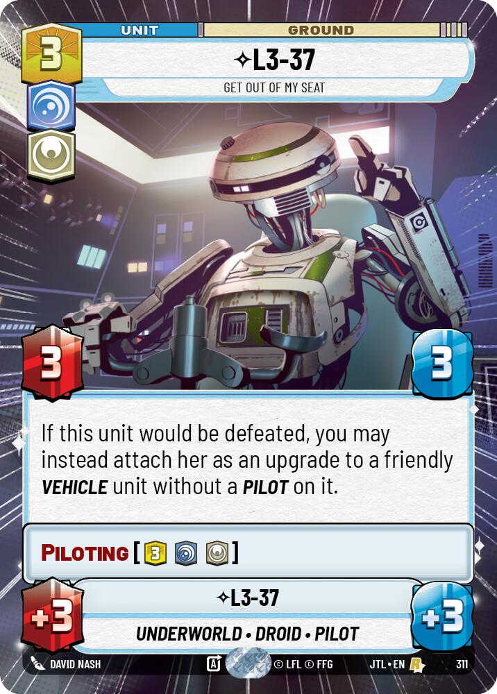 L3-37 - Get Out Of My Seat (311) (Hyperspace) (311) [Jump to Lightspeed] | Galactic Gamez