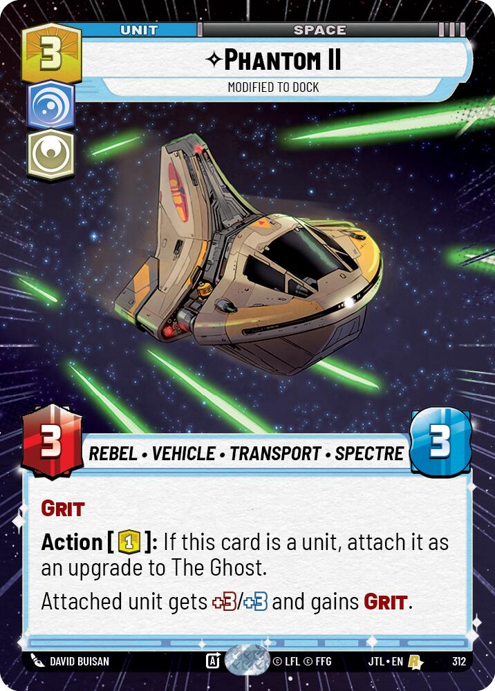 Phantom II - Modified to Dock (312) (Hyperspace) (312) [Jump to Lightspeed] | Galactic Gamez