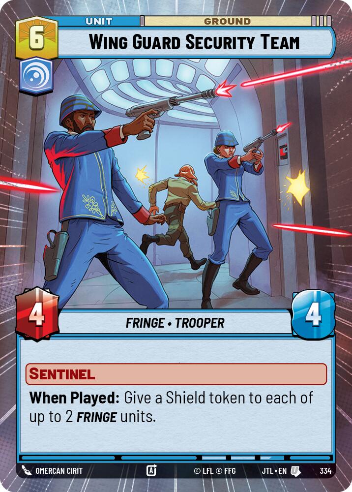 Wing Guard Security Team (334) (Hyperspace) (334) [Jump to Lightspeed] | Galactic Gamez
