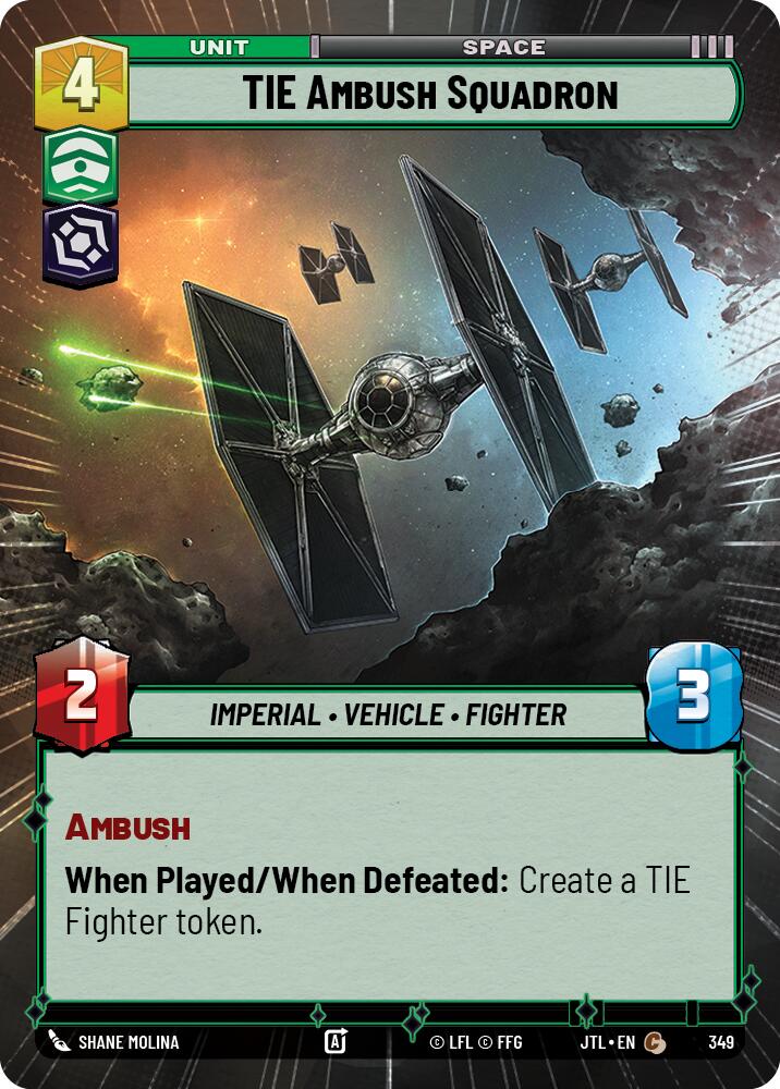 TIE Ambush Squadron (349) (Hyperspace) (349) [Jump to Lightspeed] | Galactic Gamez