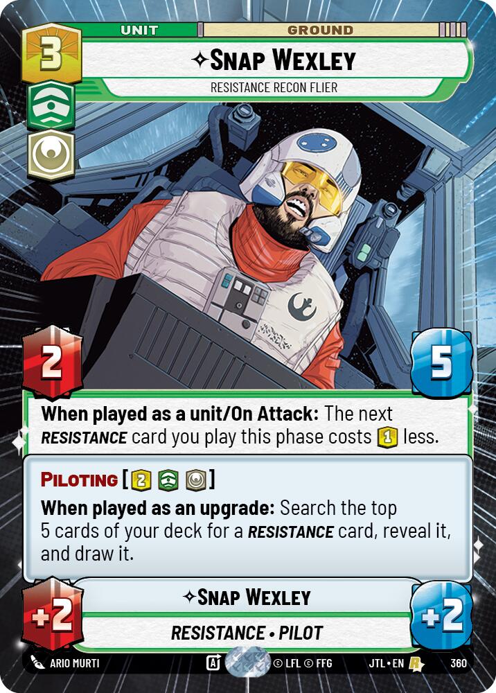Snap Wexley - Resistance Recon Flier (360) (Hyperspace) (360) [Jump to Lightspeed] | Galactic Gamez