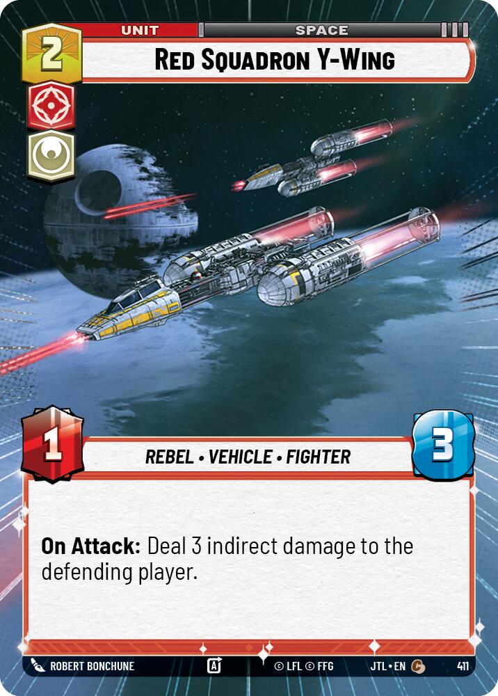 Red Squadron Y-Wing (411) (Hyperspace) (411) [Jump to Lightspeed] | Galactic Gamez