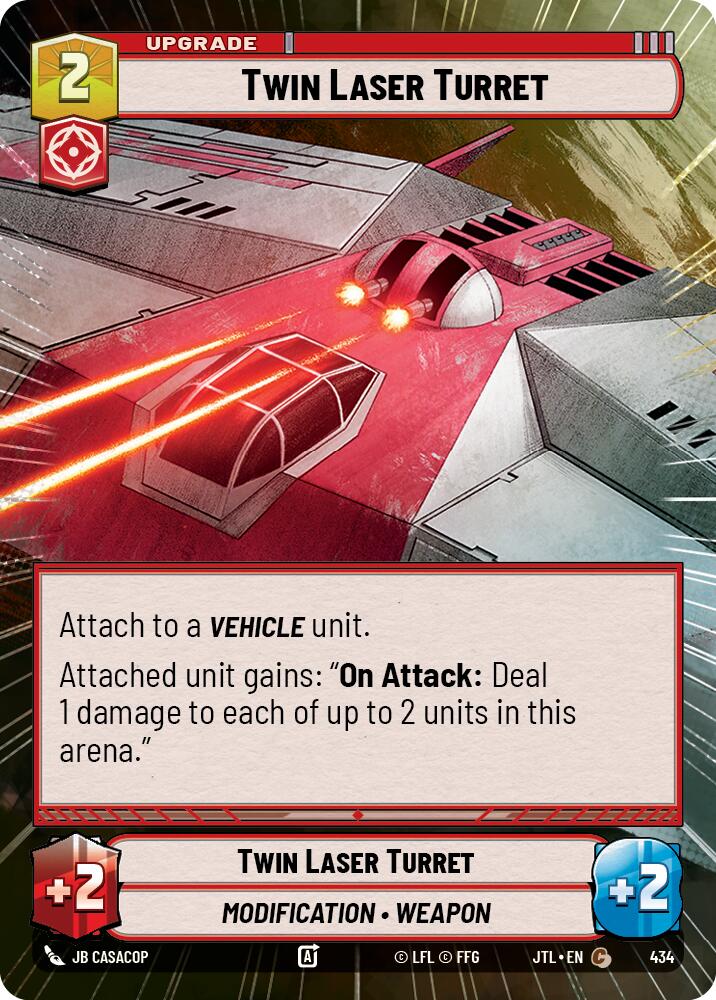 Twin Laser Turret (434) (Hyperspace) (434) [Jump to Lightspeed] | Galactic Gamez