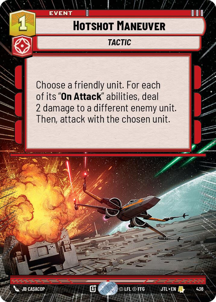 Hotshot Maneuver (436) (Hyperspace) (436) [Jump to Lightspeed] | Galactic Gamez