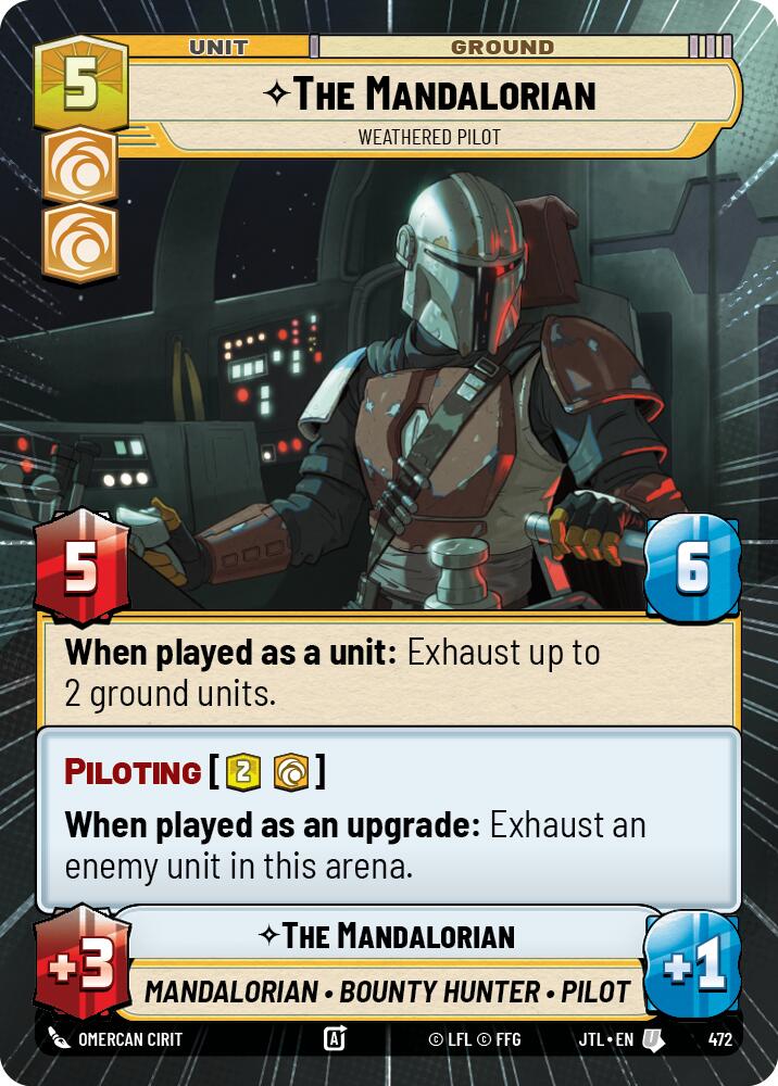 The Mandalorian - Weathered Pilot (472) (Hyperspace) (472) [Jump to Lightspeed] | Galactic Gamez