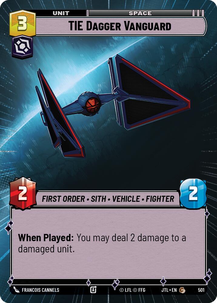 TIE Dagger Vanguard (501) (Hyperspace) (501) [Jump to Lightspeed] | Galactic Gamez