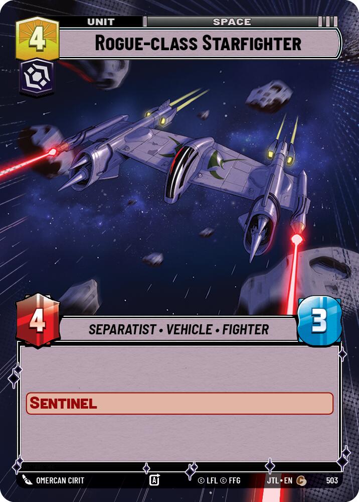Rogue-class Starfighter (503) (Hyperspace) (503) [Jump to Lightspeed] | Galactic Gamez
