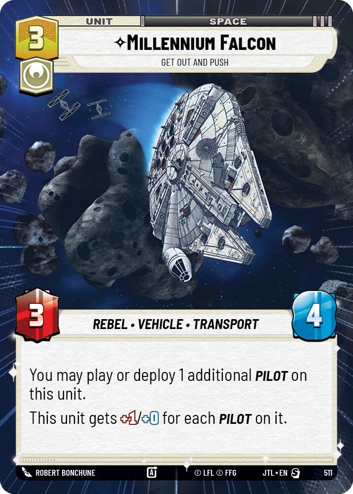 Millennium Falcon - Get Out And Push (511) (Hyperspace) (511) [Jump to Lightspeed] | Galactic Gamez