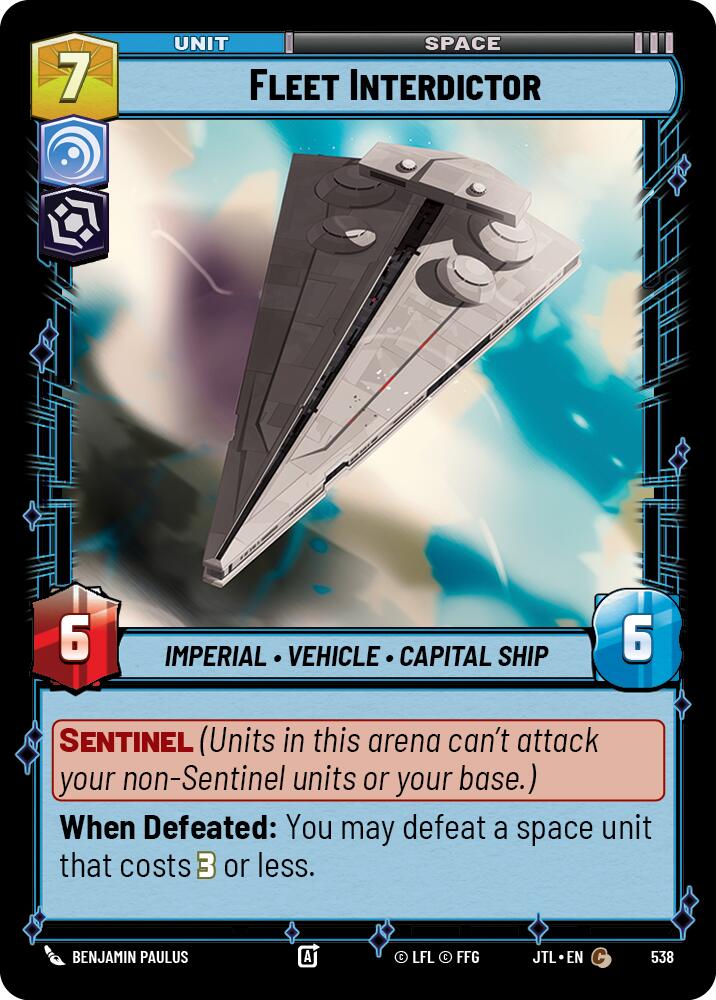 Fleet Interdictor (538) (538) [Jump to Lightspeed] | Galactic Gamez