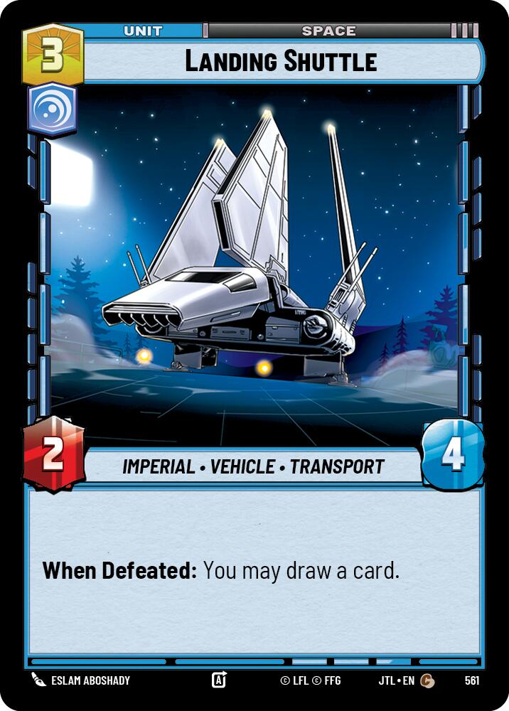 Landing Shuttle (561) (561) [Jump to Lightspeed] | Galactic Gamez