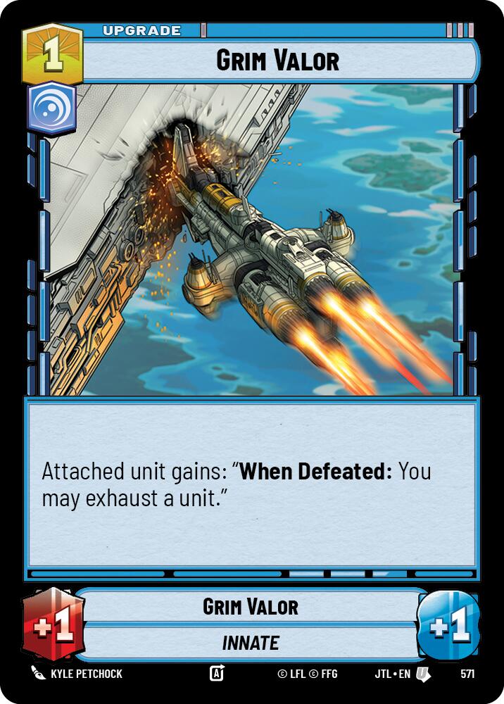 Grim Valor (571) (571) [Jump to Lightspeed] | Galactic Gamez