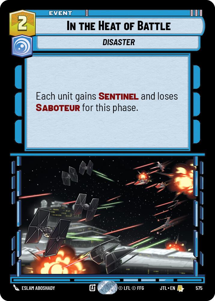 In the Heat of Battle (575) (575) [Jump to Lightspeed] | Galactic Gamez
