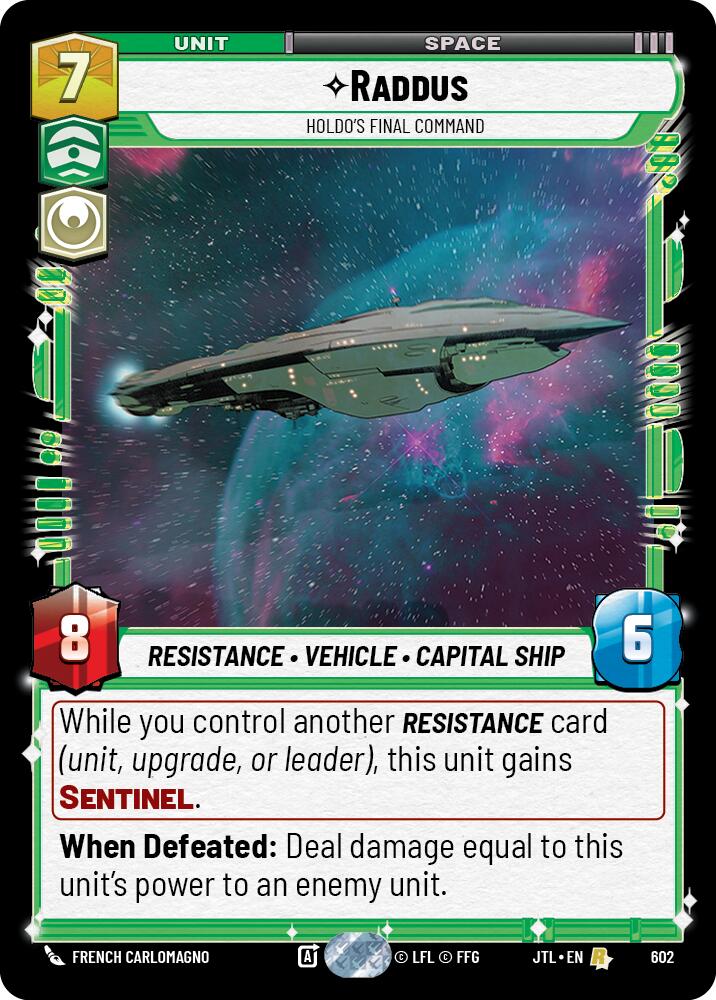 Raddus - Holdo's Final Command (602) (602) [Jump to Lightspeed] | Galactic Gamez