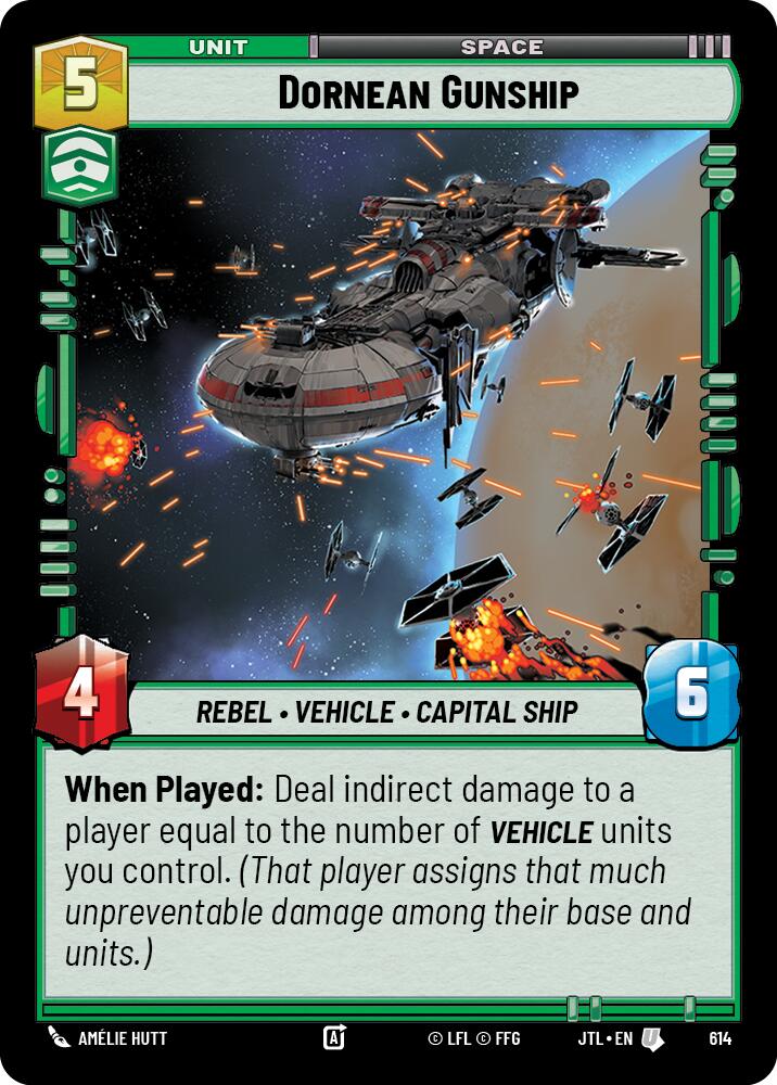 Dornean Gunship (614) (614) [Jump to Lightspeed] | Galactic Gamez