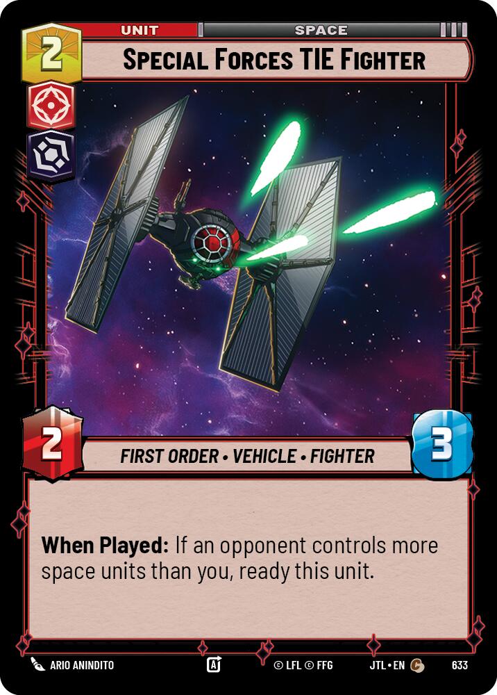 Special Forces TIE Fighter (633) (633) [Jump to Lightspeed] | Galactic Gamez