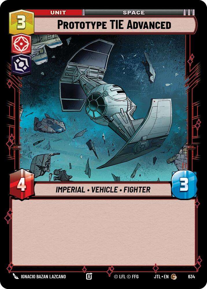 Prototype TIE Advanced (634) (634) [Jump to Lightspeed] | Galactic Gamez