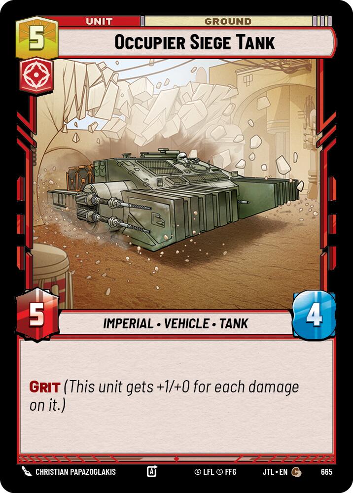 Occupier Siege Tank (665) (665) [Jump to Lightspeed] | Galactic Gamez