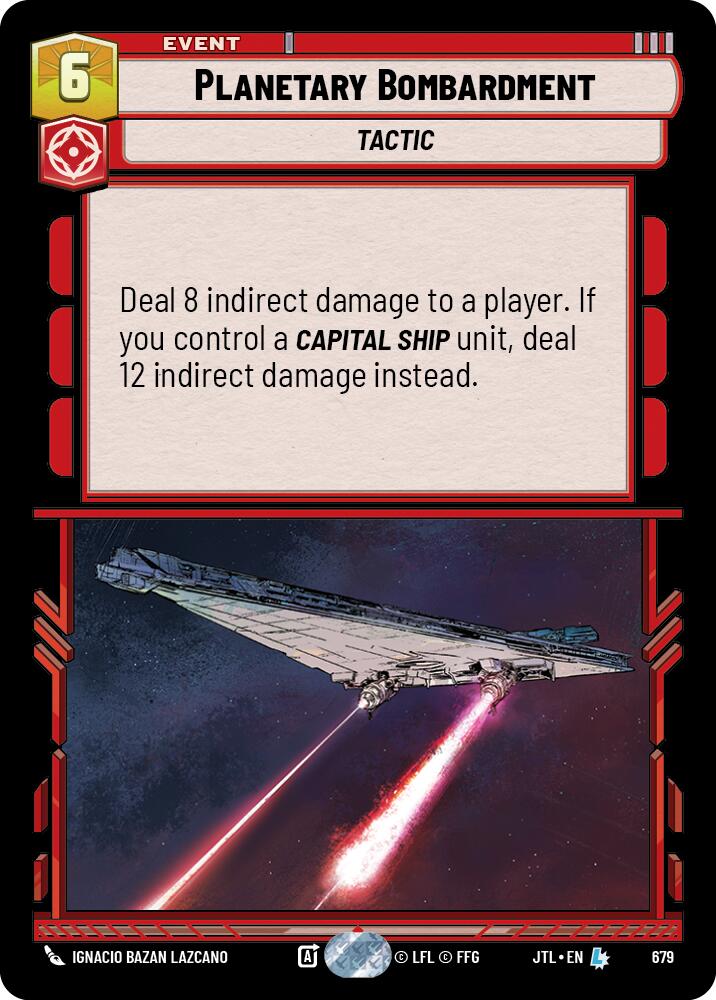 Planetary Bombardment (679) (679) [Jump to Lightspeed] | Galactic Gamez