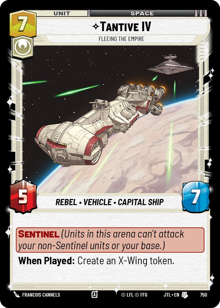 Tantive IV - Fleeing the Empire (750) (750) [Jump to Lightspeed] | Galactic Gamez