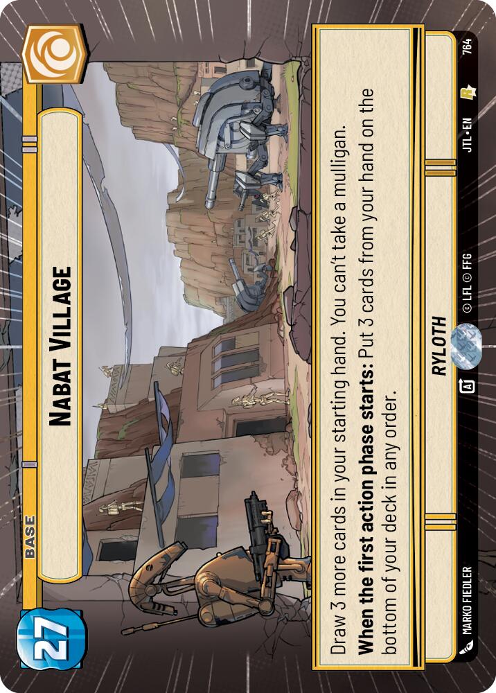 Nabat Village (764) (Hyperspace Foil) (764) [Jump to Lightspeed] | Galactic Gamez