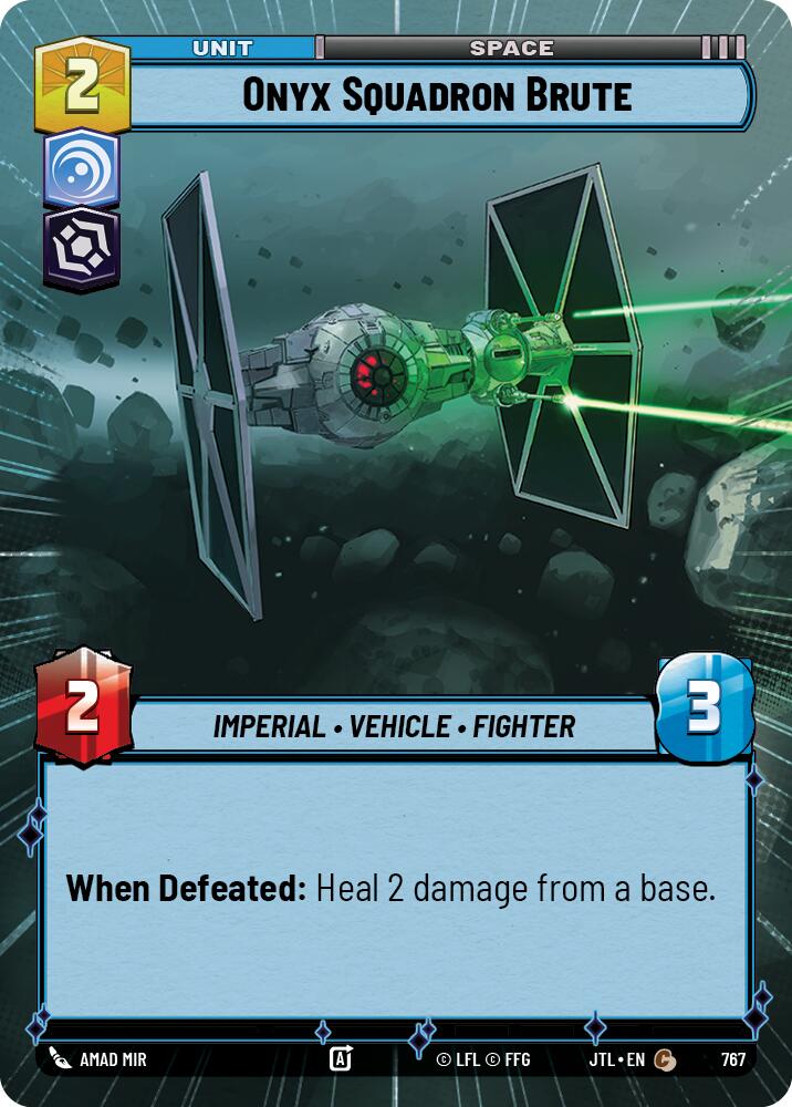 Onyx Squadron Brute (767) (Hyperspace Foil) (767) [Jump to Lightspeed] | Galactic Gamez