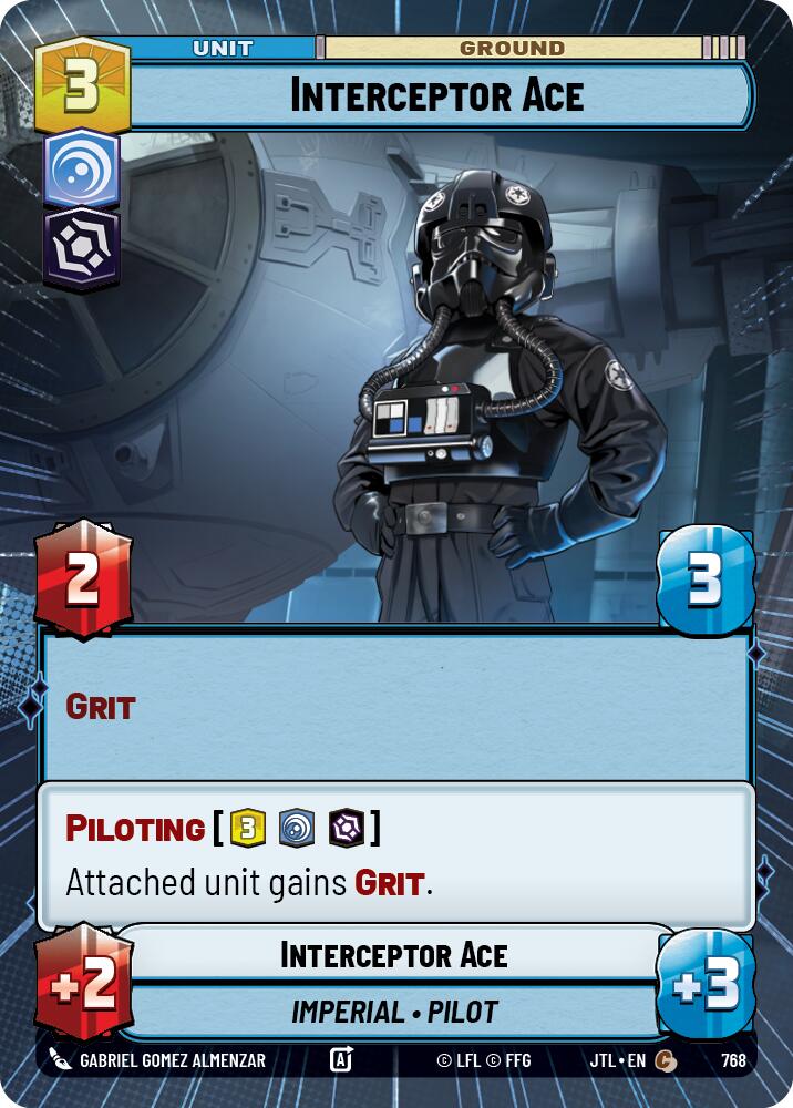 Interceptor Ace (768) (Hyperspace Foil) (768) [Jump to Lightspeed] | Galactic Gamez