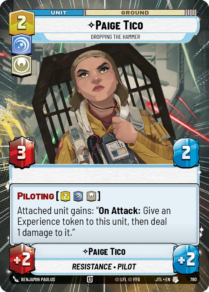 Paige Tico - Dropping the Hammer (780) (Hyperspace Foil) (780) [Jump to Lightspeed] | Galactic Gamez