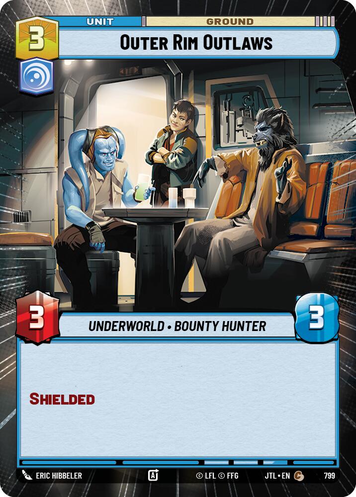 Outer Rim Outlaws (799) (Hyperspace Foil) (799) [Jump to Lightspeed] | Galactic Gamez