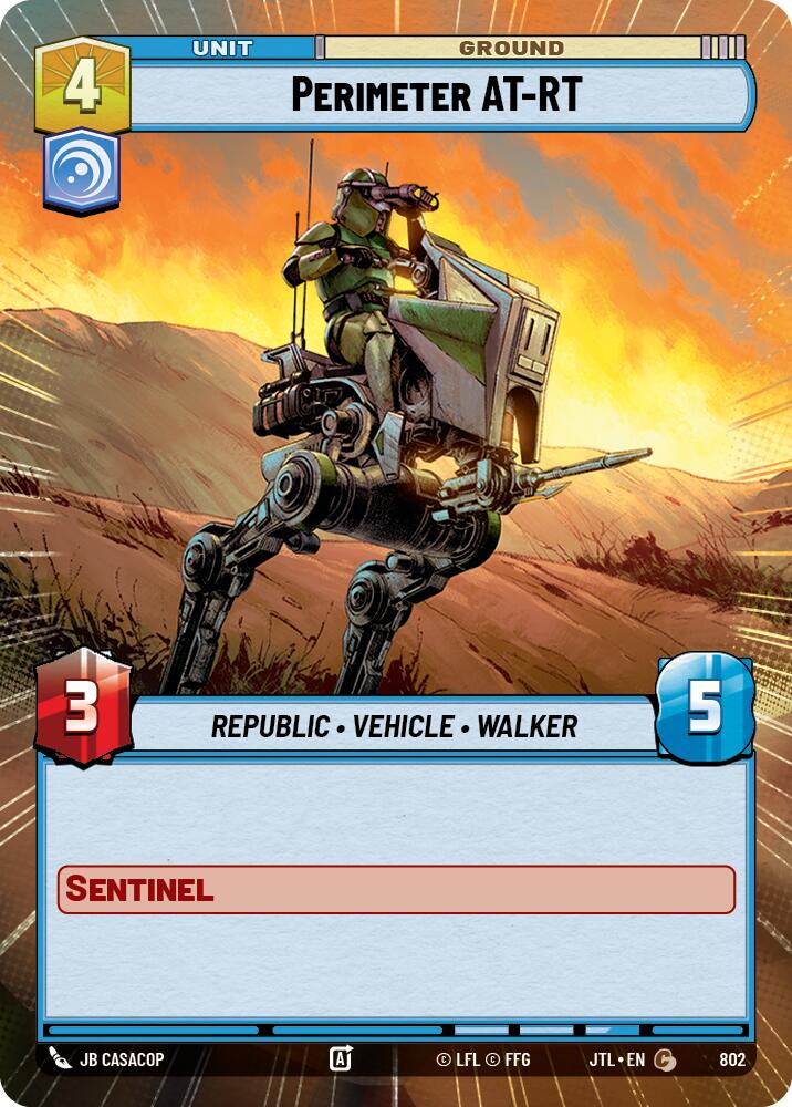 Perimeter AT-RT (802) (Hyperspace Foil) (802) [Jump to Lightspeed] | Galactic Gamez