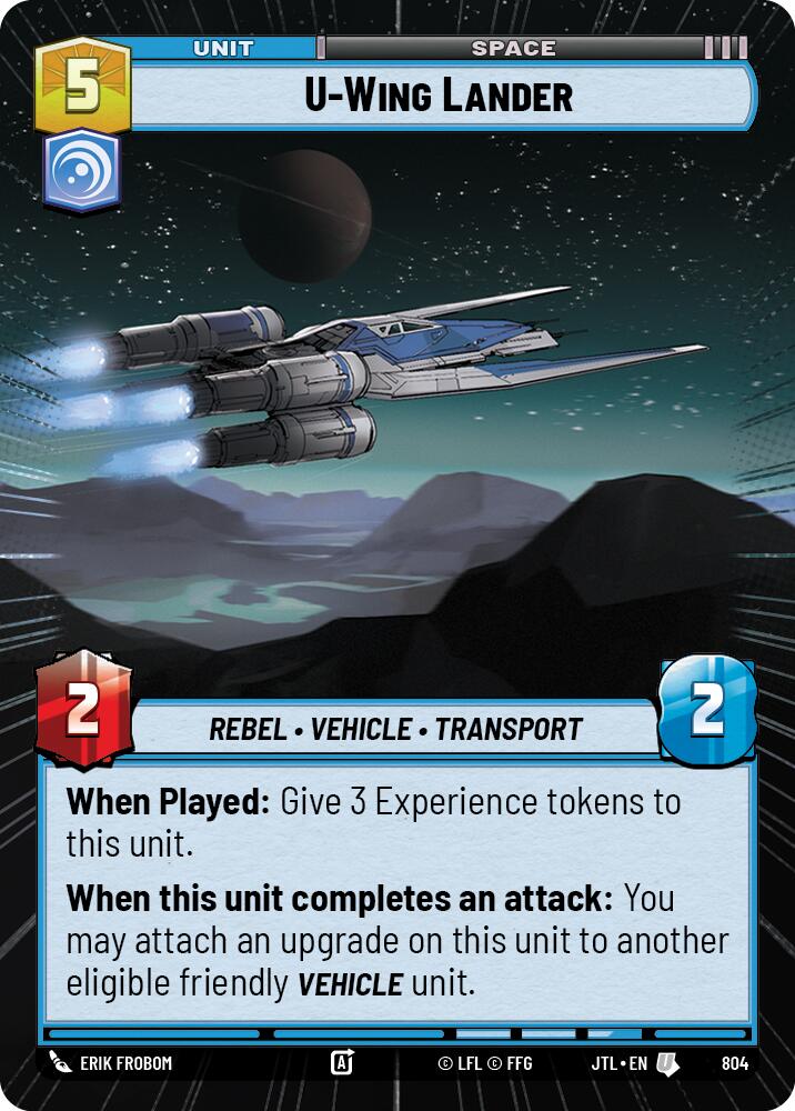 U-Wing Lander (804) (Hyperspace Foil) (804) [Jump to Lightspeed] | Galactic Gamez