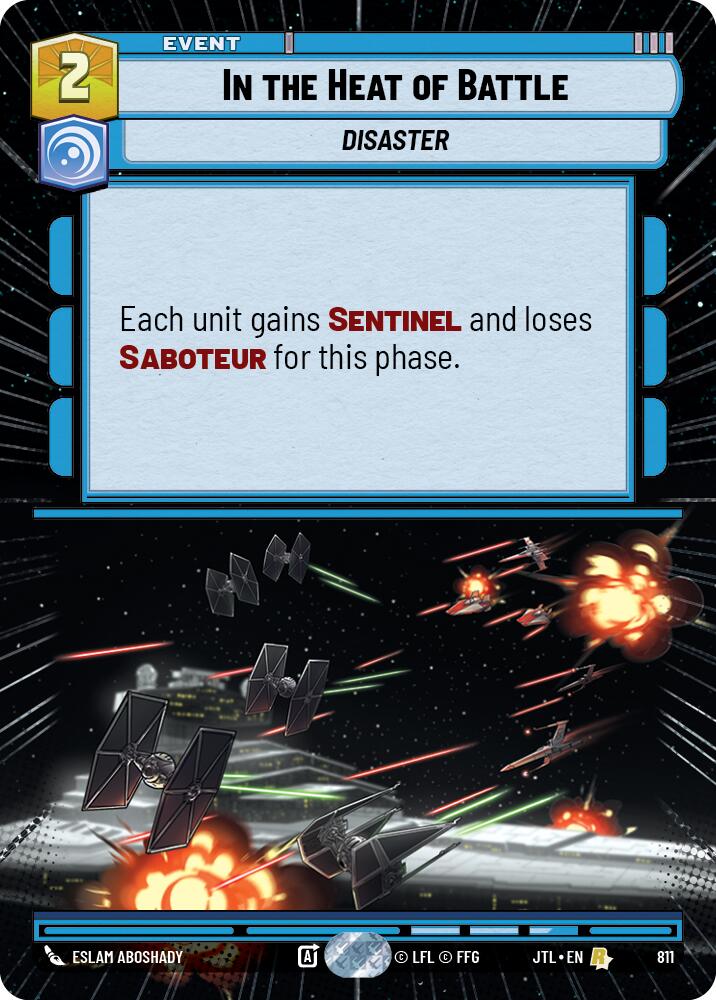 In the Heat of Battle (811) (Hyperspace Foil) (811) [Jump to Lightspeed] | Galactic Gamez
