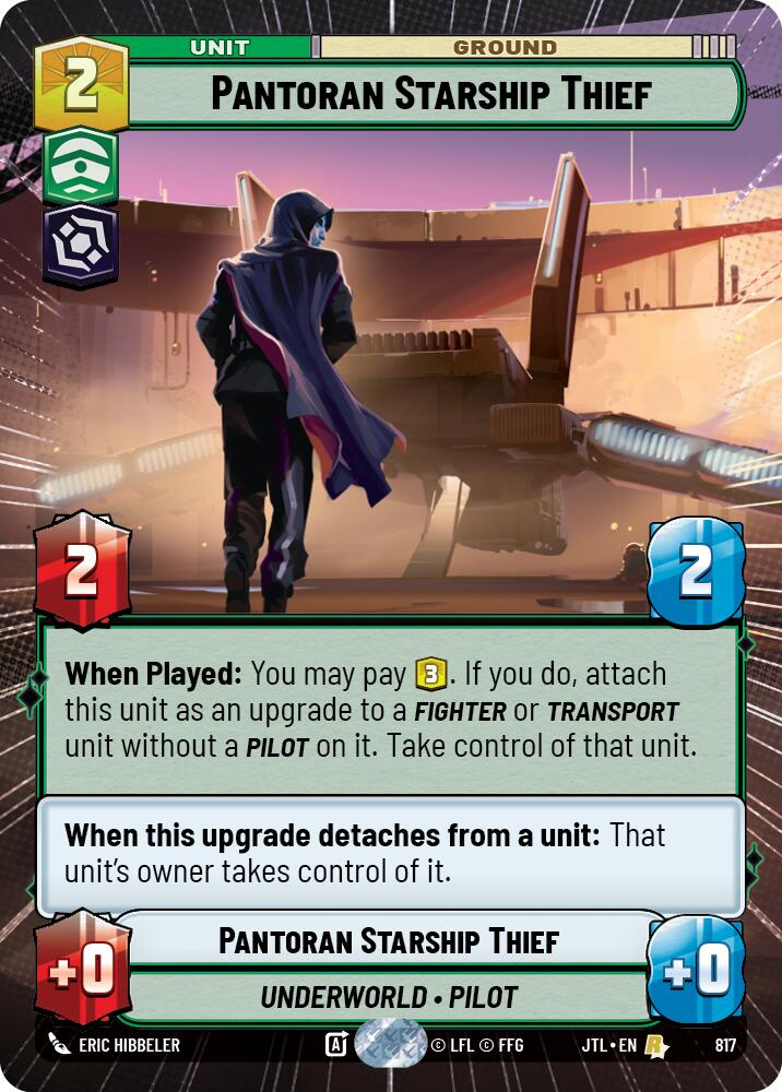 Pantoran Starship Thief (817) (Hyperspace Foil) (817) [Jump to Lightspeed] | Galactic Gamez