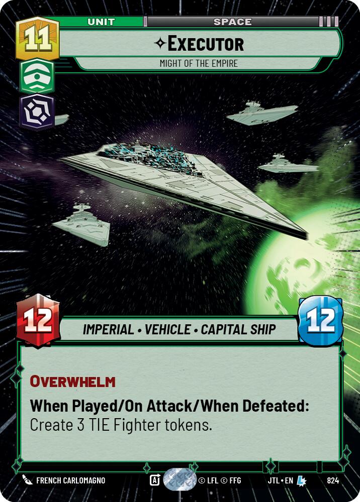 Executor - Might of the Empire (824) (Hyperspace Foil) (824) [Jump to Lightspeed] | Galactic Gamez