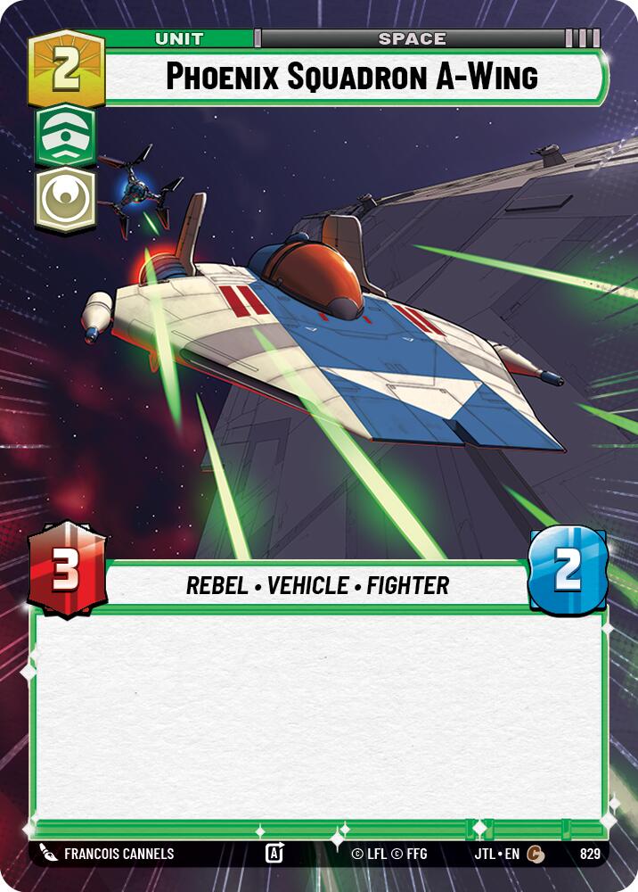 Phoenix Squadron A-Wing (829) (Hyperspace Foil) (829) [Jump to Lightspeed] | Galactic Gamez