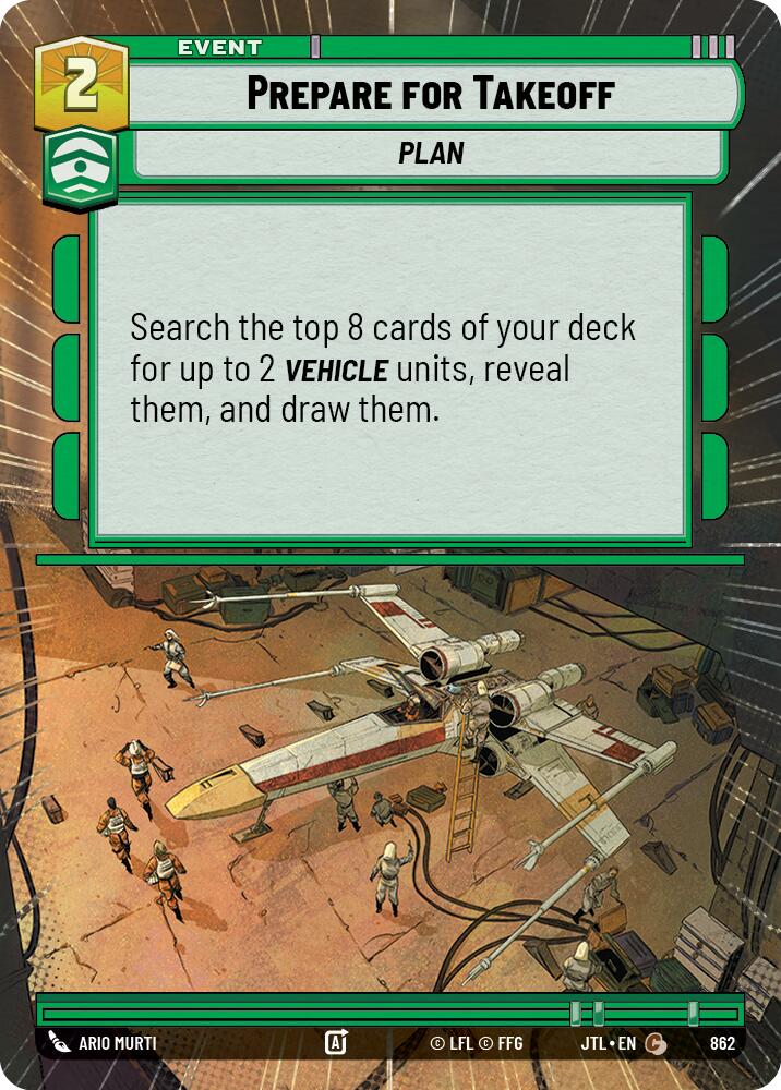 Prepare for Takeoff (862) (Hyperspace Foil) (862) [Jump to Lightspeed] | Galactic Gamez