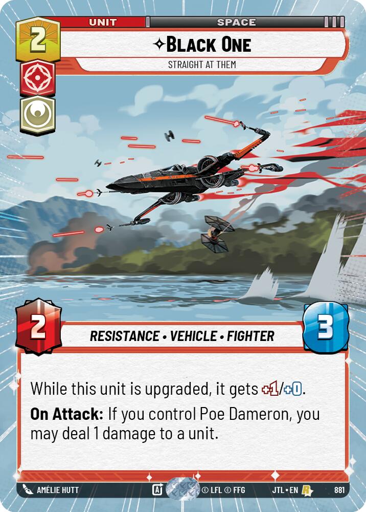 Black One - Straight At Them (881) (Hyperspace Foil) (881) [Jump to Lightspeed] | Galactic Gamez