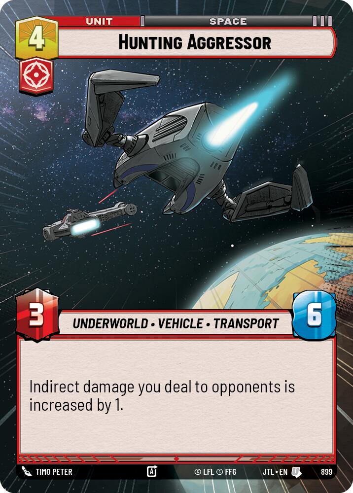 Hunting Aggressor (899) (Hyperspace Foil) (899) [Jump to Lightspeed] | Galactic Gamez