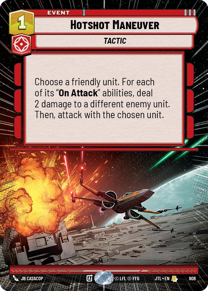Hotshot Maneuver (908) (Hyperspace Foil) (908) [Jump to Lightspeed] | Galactic Gamez